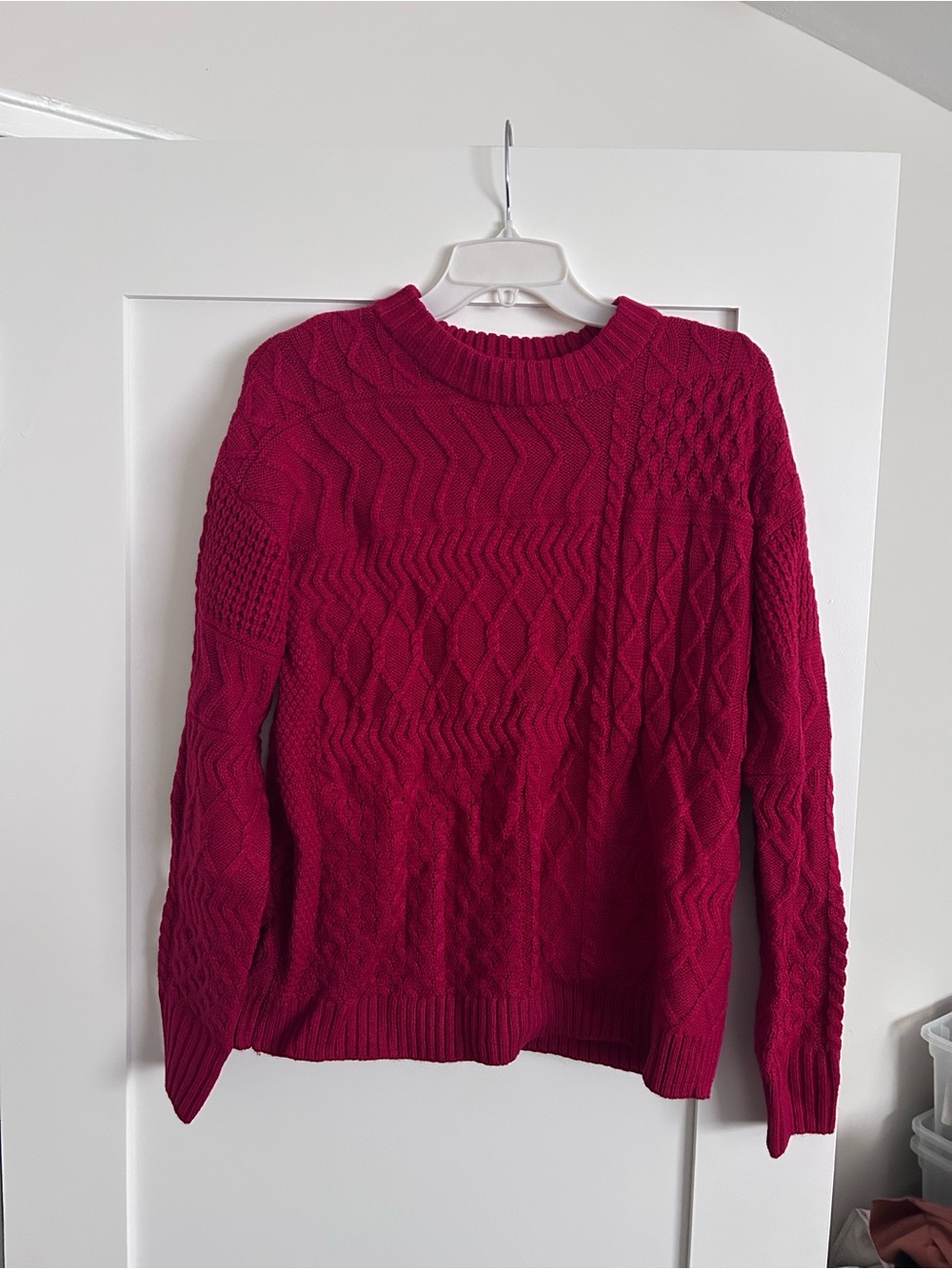 Time And Tru red sweater